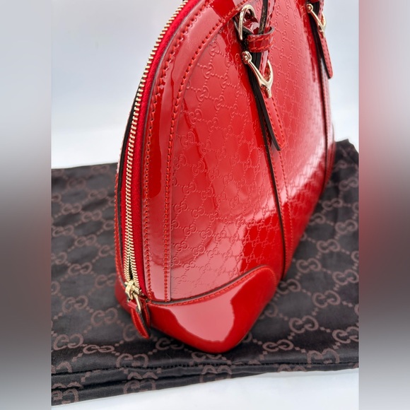 Gucci Nice Microguccissima Bag - Red - Picture 4 of 14